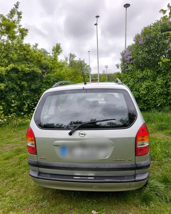 Opel Zafira cena 9000 przebieg: 232629, rok produkcji 2002 z Warszawa małe 301